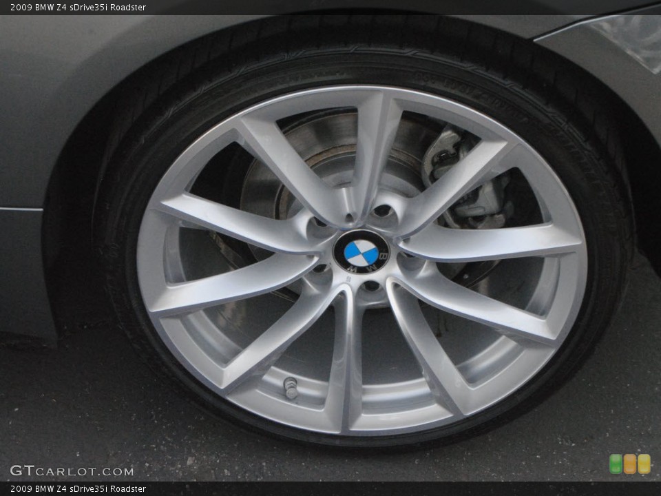 2009 BMW Z4 sDrive35i Roadster Wheel and Tire Photo #74124082