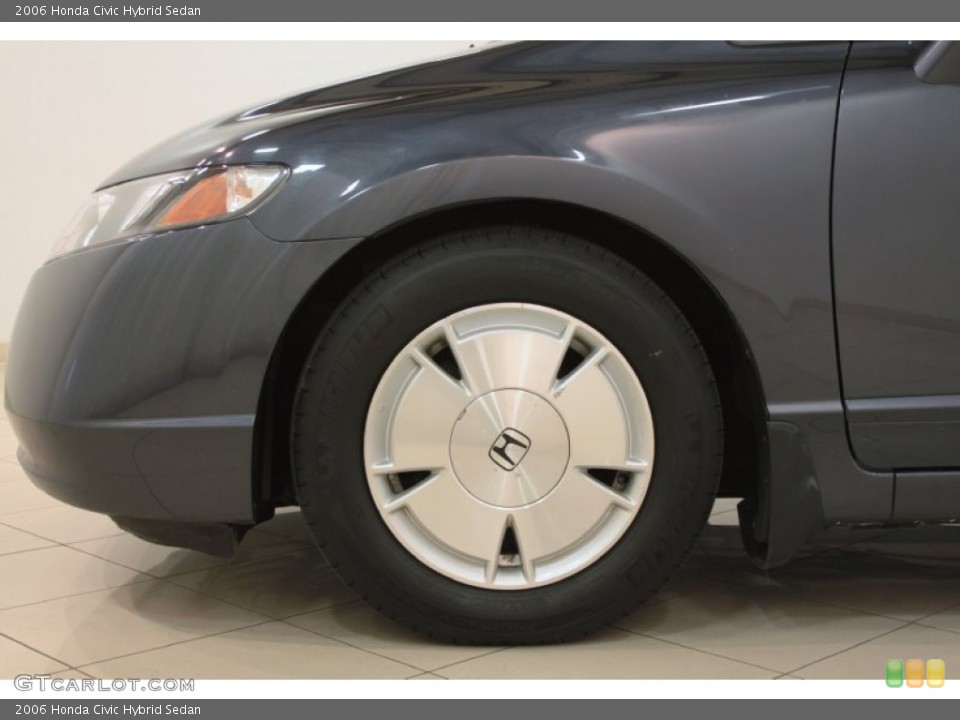 2006 Honda Civic Hybrid Sedan Wheel and Tire Photo #74124934