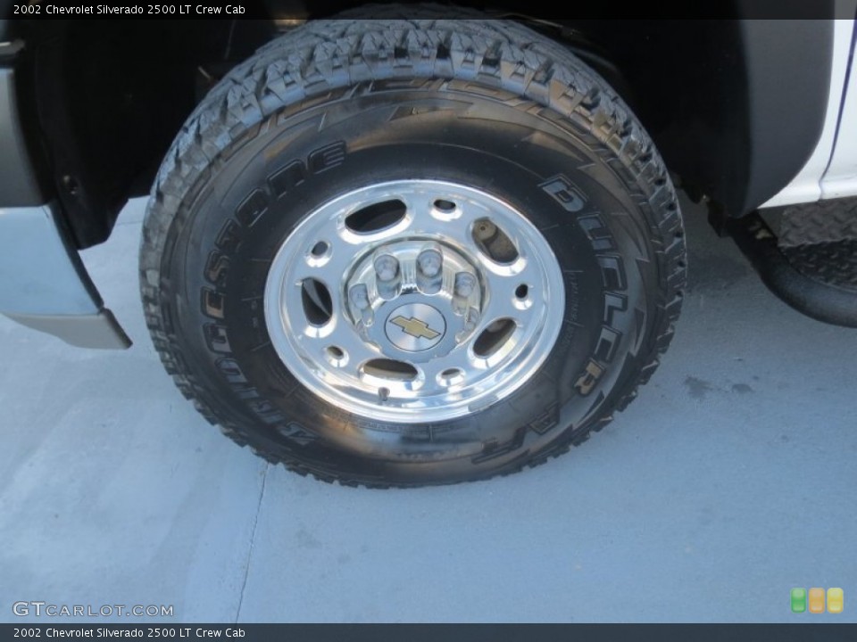 2002 Chevrolet Silverado 2500 LT Crew Cab Wheel and Tire Photo #74126246