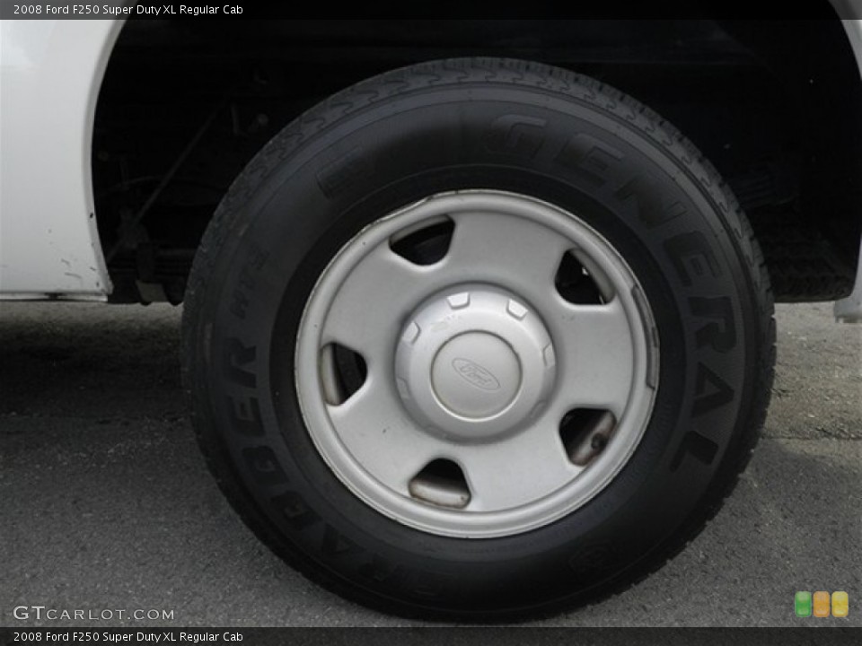 2008 Ford F250 Super Duty XL Regular Cab Wheel and Tire Photo #74126281