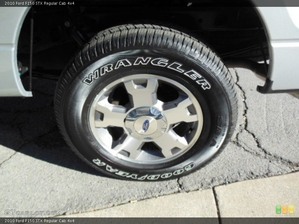 2010 Ford F150 STX Regular Cab 4x4 Wheel and Tire Photo #74131243
