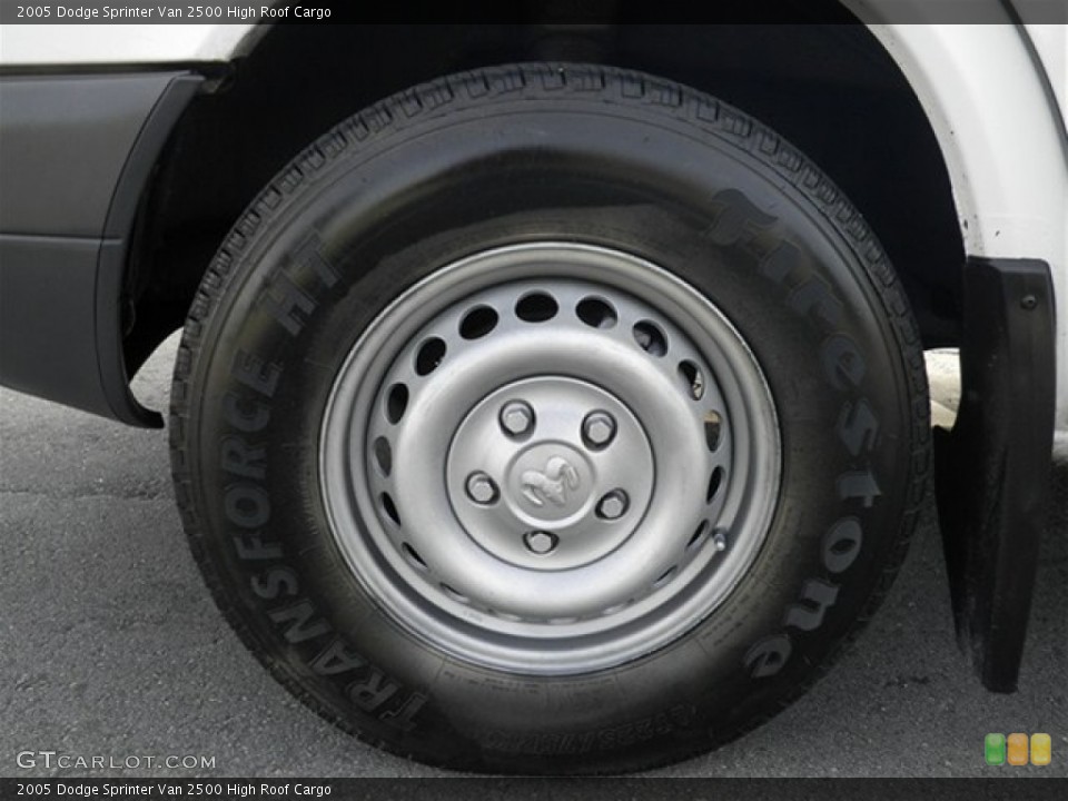 2005 Dodge Sprinter Van 2500 High Roof Cargo Wheel and Tire Photo #74132809