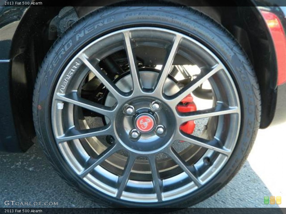 2013 Fiat 500 Abarth Wheel and Tire Photo #74139487