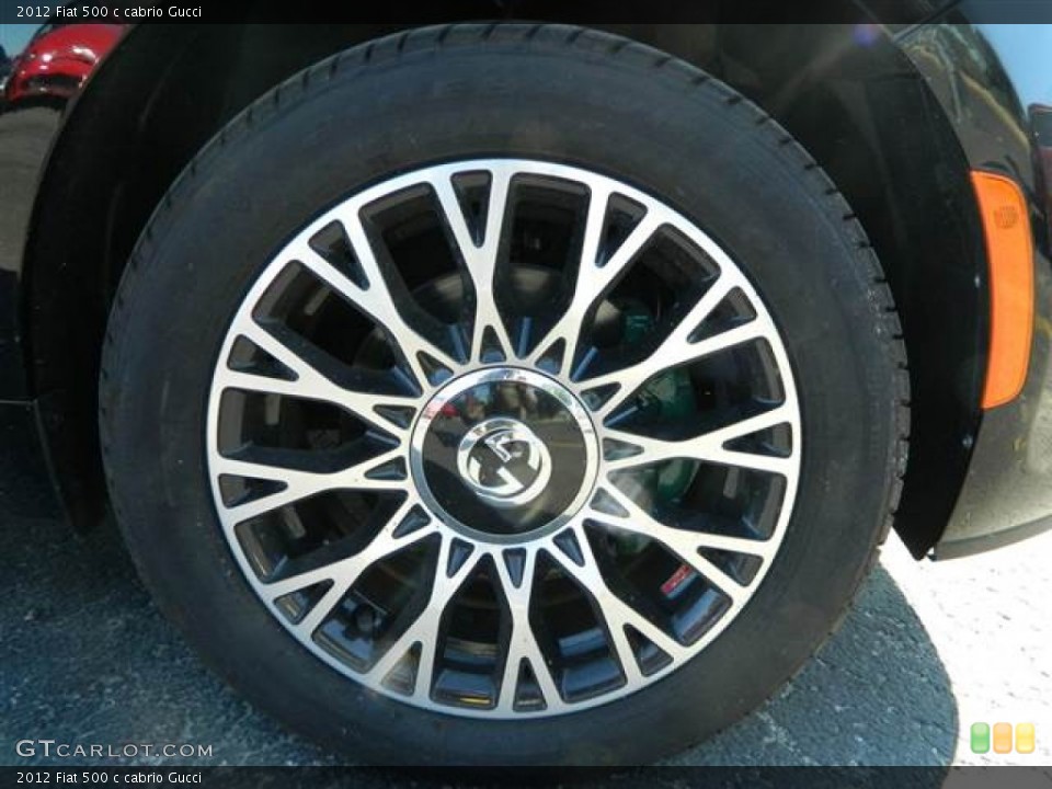 2012 Fiat 500 c cabrio Gucci Wheel and Tire Photo #74140062