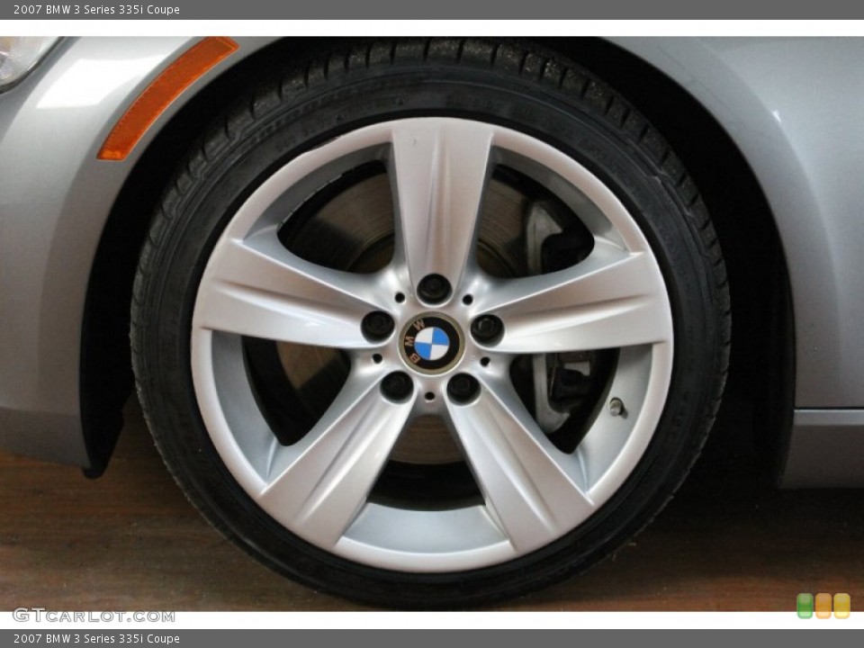 2007 BMW 3 Series 335i Coupe Wheel and Tire Photo #74141291