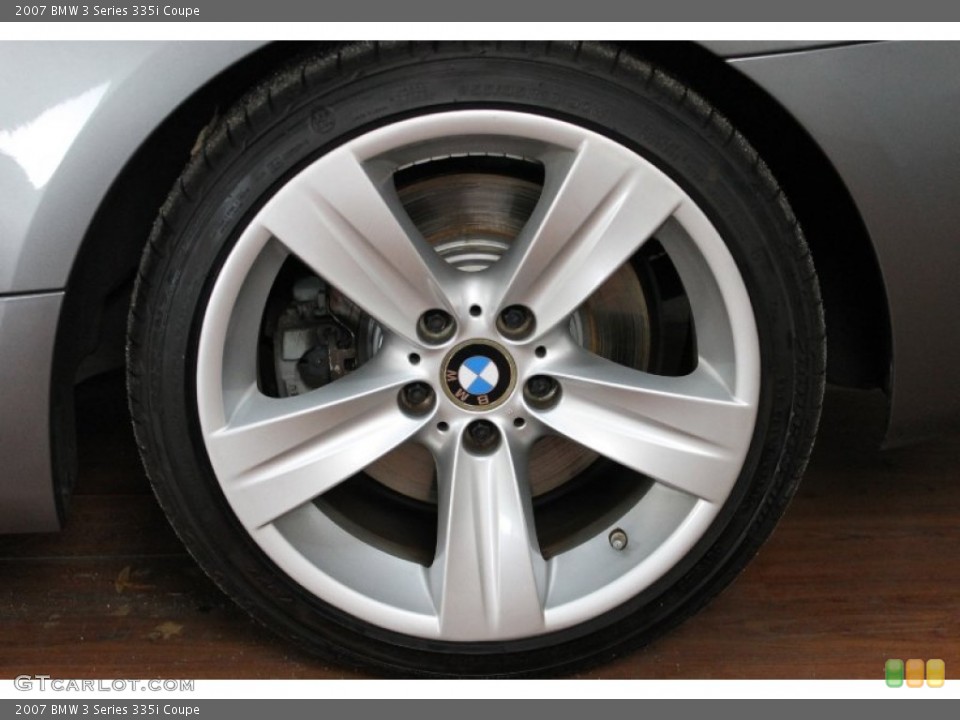 2007 BMW 3 Series 335i Coupe Wheel and Tire Photo #74141307