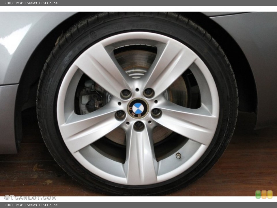 2007 BMW 3 Series 335i Coupe Wheel and Tire Photo #74141307