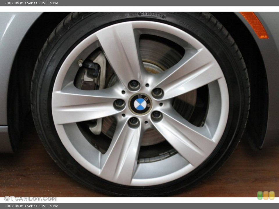 2007 BMW 3 Series 335i Coupe Wheel and Tire Photo #74141350