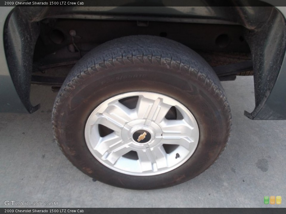2009 Chevrolet Silverado 1500 LTZ Crew Cab Wheel and Tire Photo #74142624