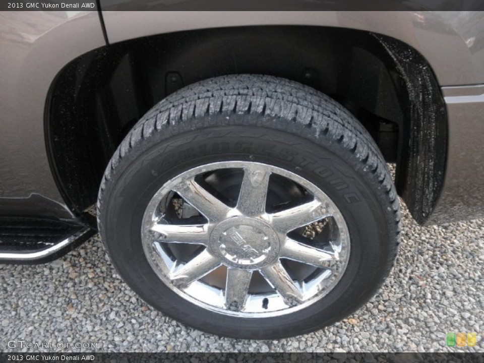 2013 GMC Yukon Denali AWD Wheel and Tire Photo #74147647