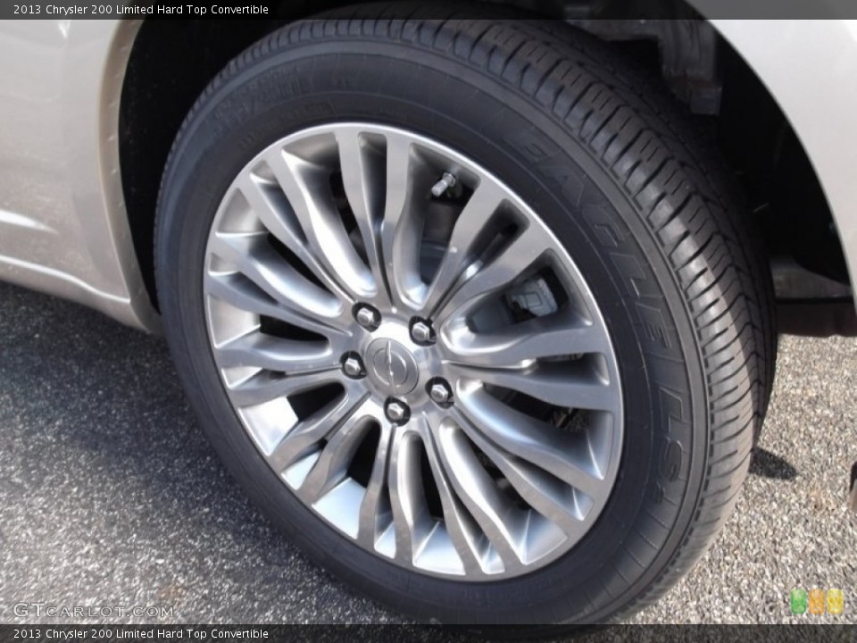2013 Chrysler 200 Limited Hard Top Convertible Wheel and Tire Photo #74166911