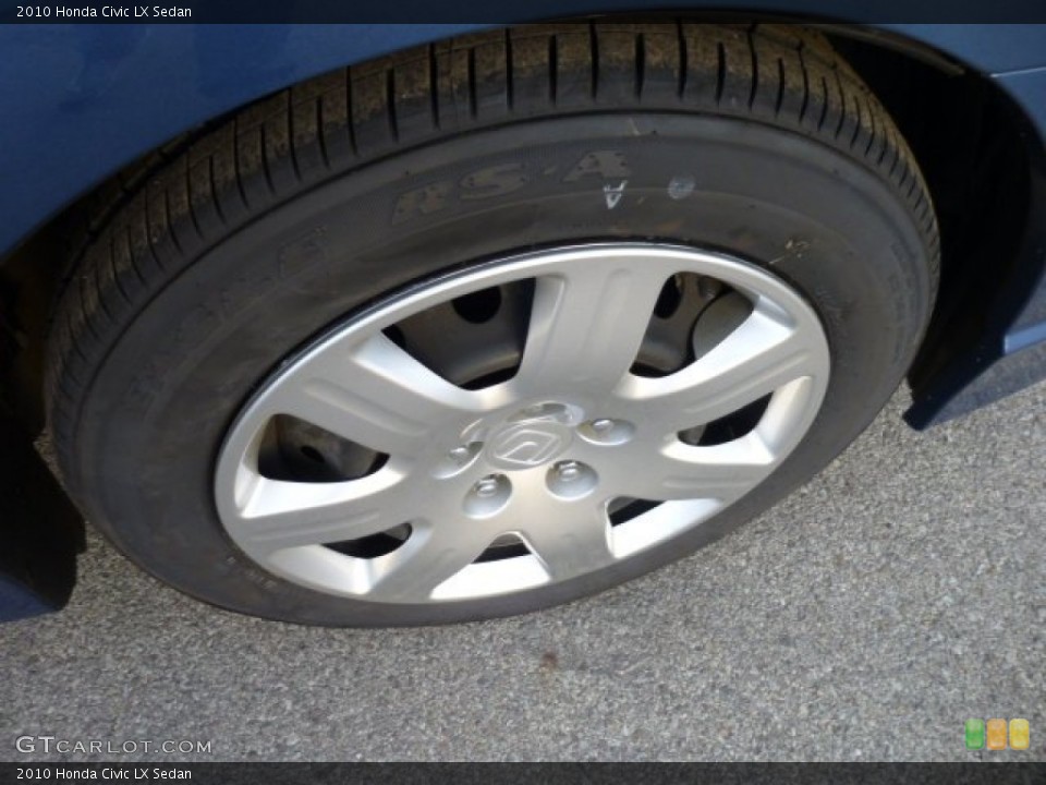 2010 Honda Civic LX Sedan Wheel and Tire Photo #74172655