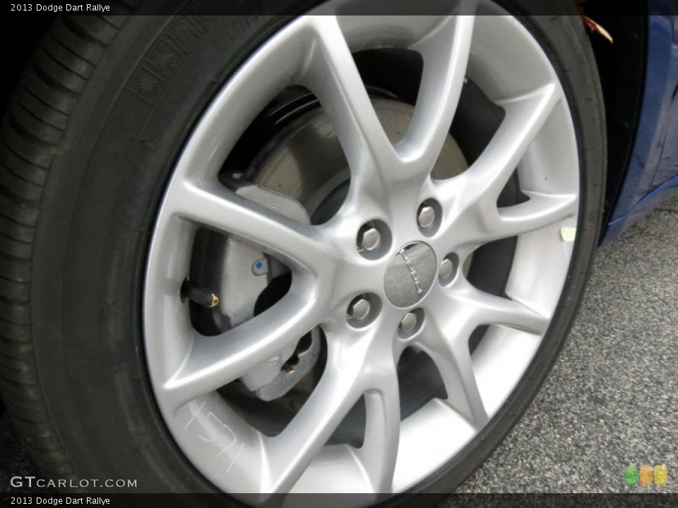 2013 Dodge Dart Rallye Wheel and Tire Photo #74179823