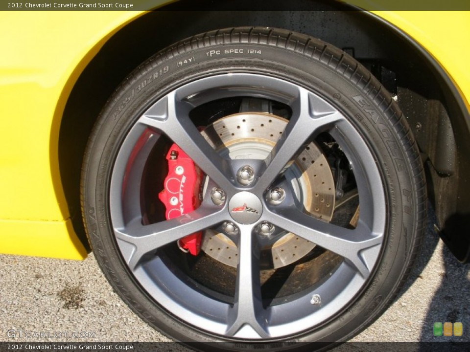 2012 Chevrolet Corvette Grand Sport Coupe Wheel and Tire Photo #74182630