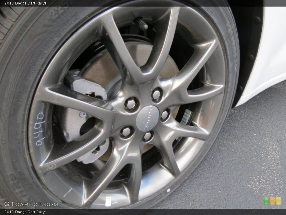 2013 Dodge Dart Rallye Wheel and Tire Photo #74184732