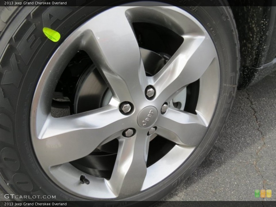 2013 Jeep Grand Cherokee Overland Wheel and Tire Photo #74192470