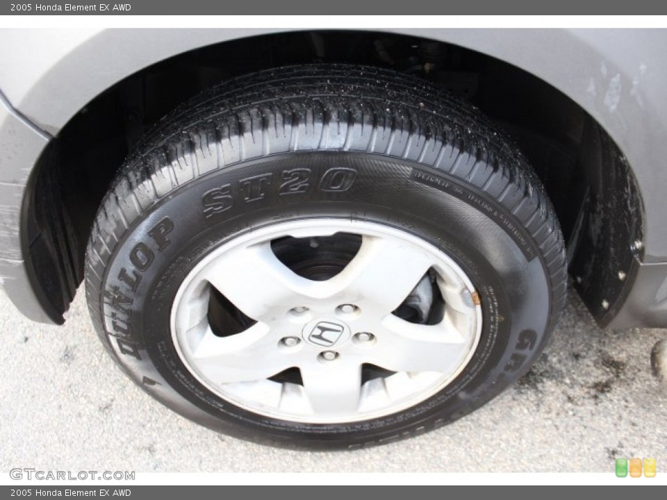 2005 Honda Element EX AWD Wheel and Tire Photo #74212114