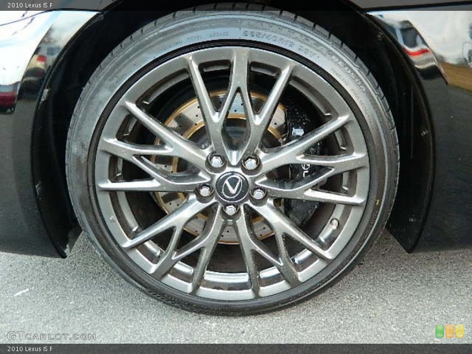 2010 Lexus IS F Wheel and Tire Photo #74216737