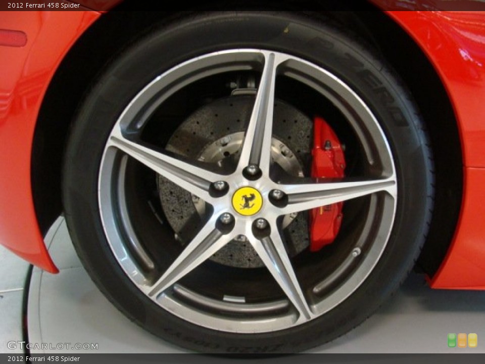 2012 Ferrari 458 Spider Wheel and Tire Photo #74234504