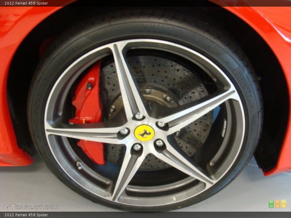 2012 Ferrari 458 Spider Wheel and Tire Photo #74234519