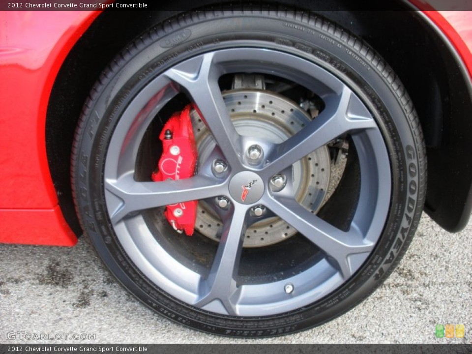 2012 Chevrolet Corvette Grand Sport Convertible Wheel and Tire Photo #74235491
