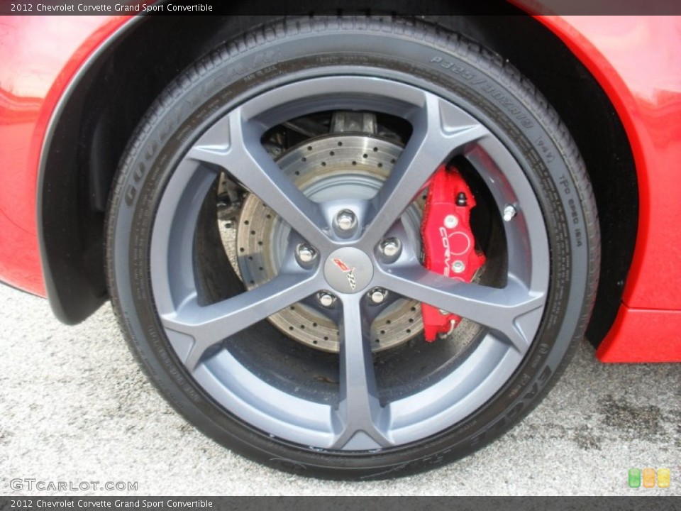 2012 Chevrolet Corvette Grand Sport Convertible Wheel and Tire Photo #74235536