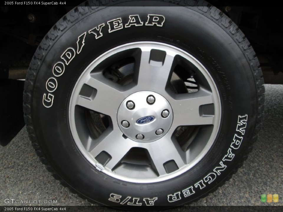 2005 Ford F150 FX4 SuperCab 4x4 Wheel and Tire Photo #74241206