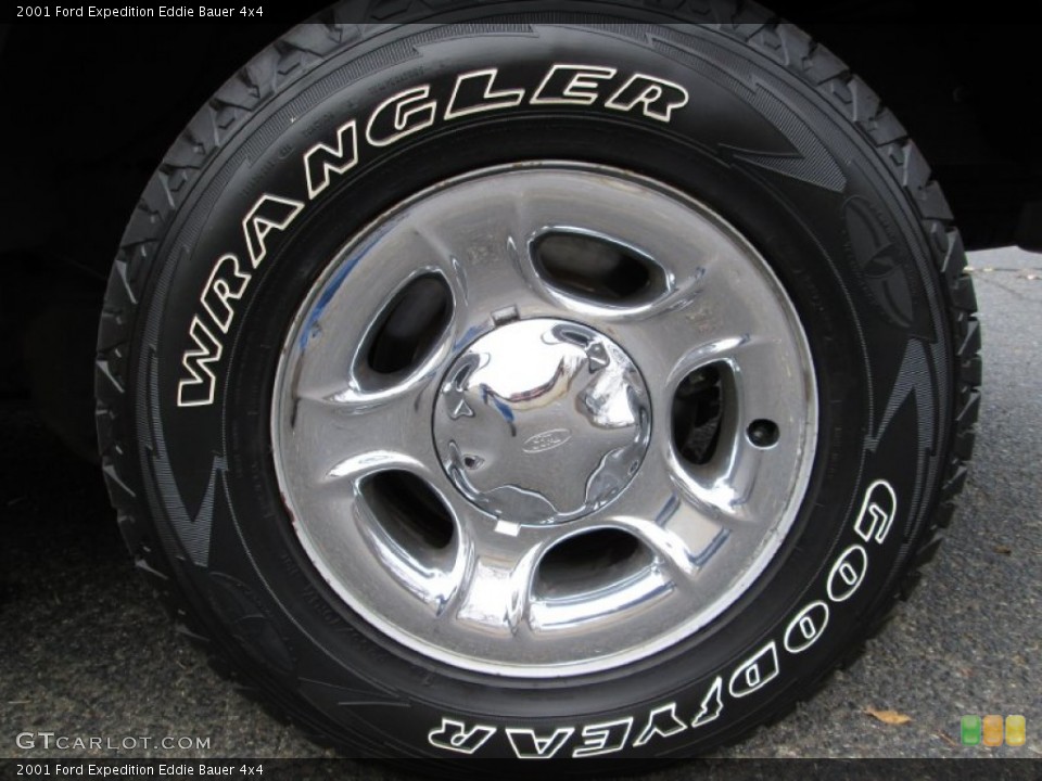 2001 Ford Expedition Eddie Bauer 4x4 Wheel and Tire Photo #74243555