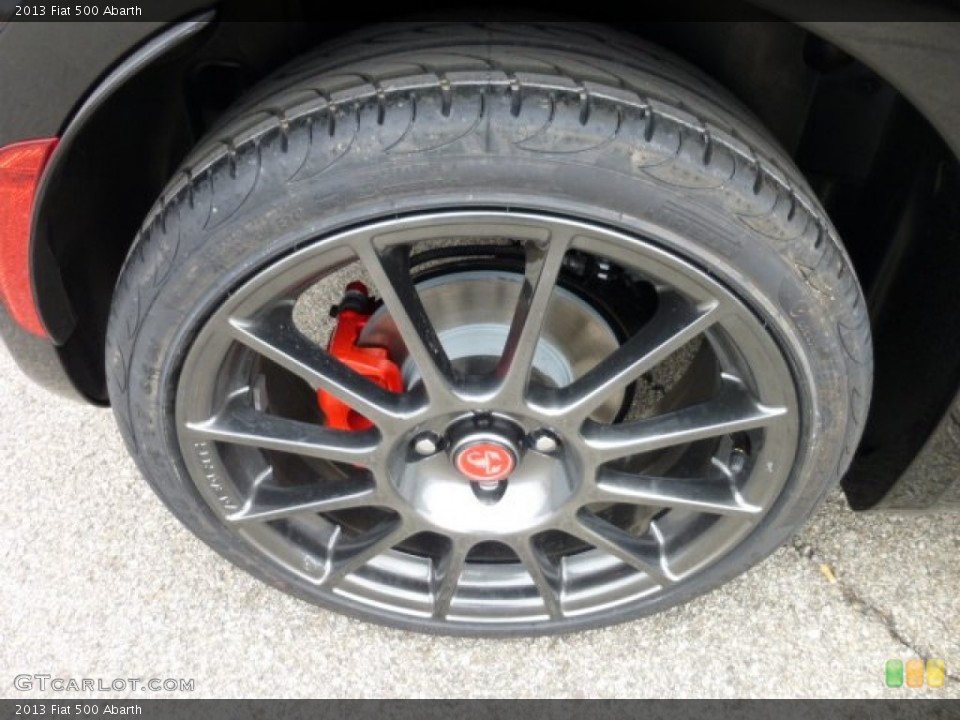 2013 Fiat 500 Abarth Wheel and Tire Photo #74247643
