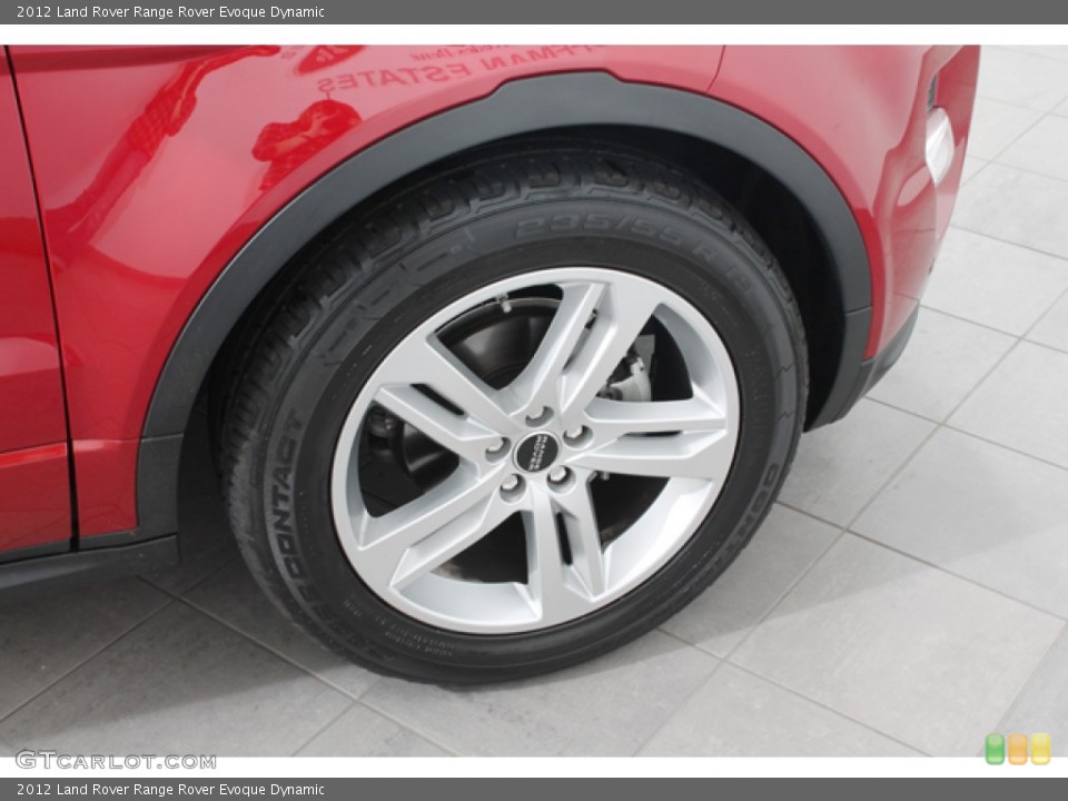2012 Land Rover Range Rover Evoque Dynamic Wheel and Tire Photo #74247895