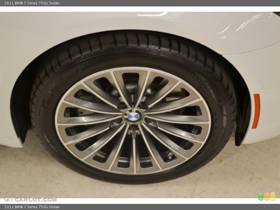2011 BMW 7 Series 750Li Sedan Wheel and Tire Photo #74251236
