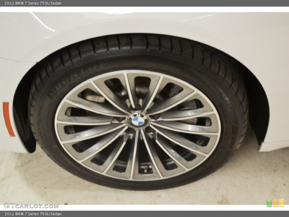 2011 BMW 7 Series 750Li Sedan Wheel and Tire Photo #74251320