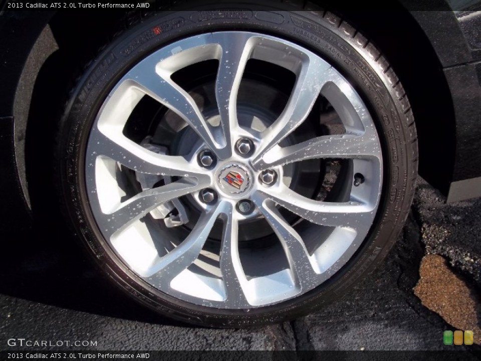 2013 Cadillac ATS 2.0L Turbo Performance AWD Wheel and Tire Photo #74258281