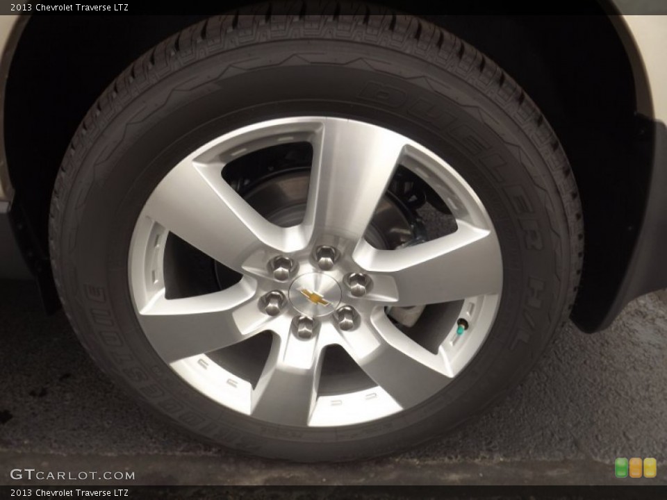 2013 Chevrolet Traverse LTZ Wheel and Tire Photo #74259395