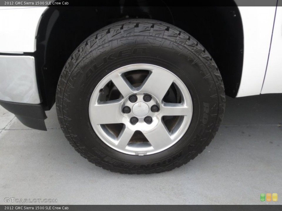 2012 GMC Sierra 1500 SLE Crew Cab Wheel and Tire Photo #74264560