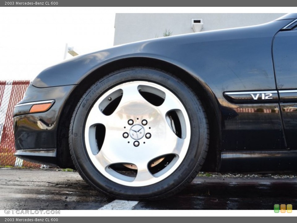 2003 Mercedes-Benz CL 600 Wheel and Tire Photo #74264587