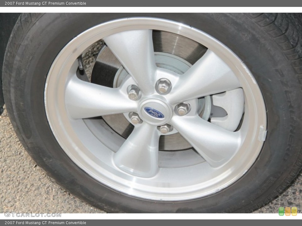 2007 Ford Mustang GT Premium Convertible Wheel and Tire Photo #74265520
