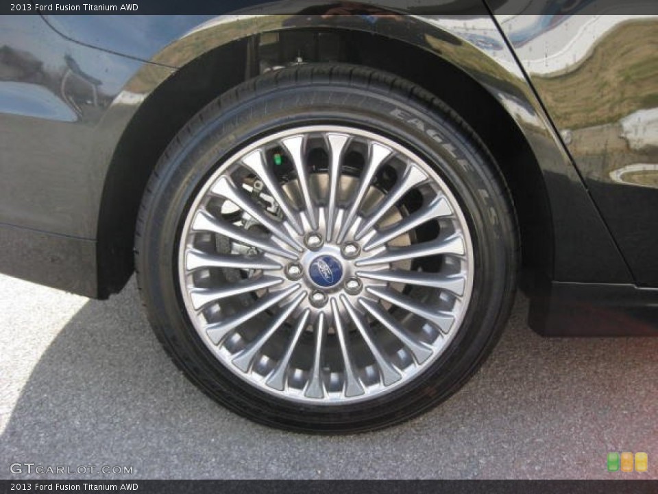 2013 Ford Fusion Titanium AWD Wheel and Tire Photo #74274667