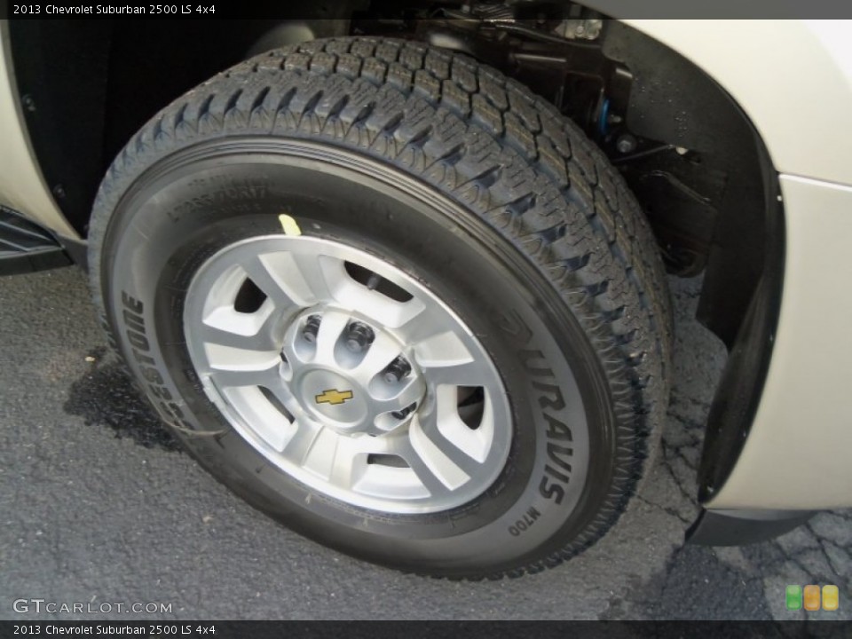 2013 Chevrolet Suburban 2500 LS 4x4 Wheel and Tire Photo #74275030