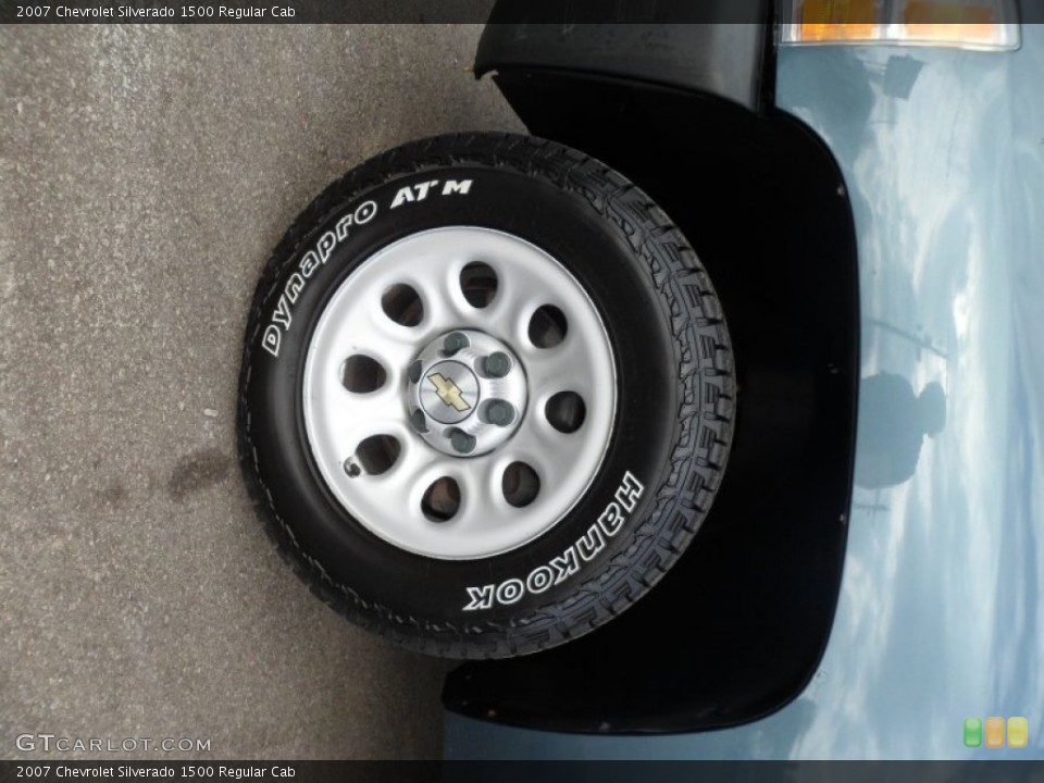 2007 Chevrolet Silverado 1500 Regular Cab Wheel and Tire Photo #74276152