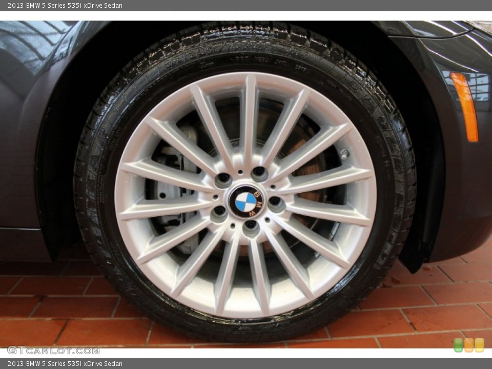 2013 BMW 5 Series 535i xDrive Sedan Wheel and Tire Photo #74276491