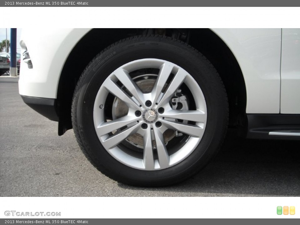 2013 Mercedes-Benz ML 350 BlueTEC 4Matic Wheel and Tire Photo #74278501