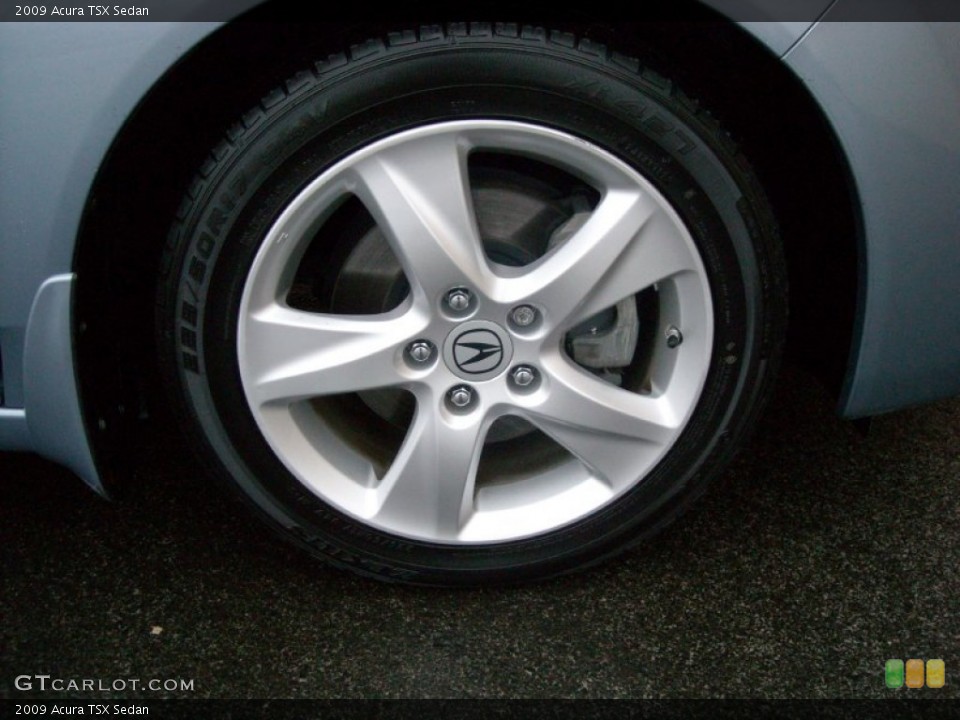 2009 Acura TSX Sedan Wheel and Tire Photo #74280585