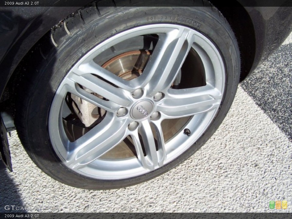 2009 Audi A3 2.0T Wheel and Tire Photo #74282254