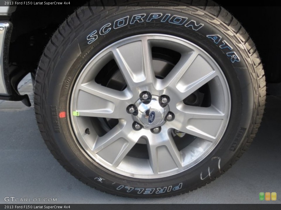 2013 Ford F150 Lariat SuperCrew 4x4 Wheel and Tire Photo #74283199