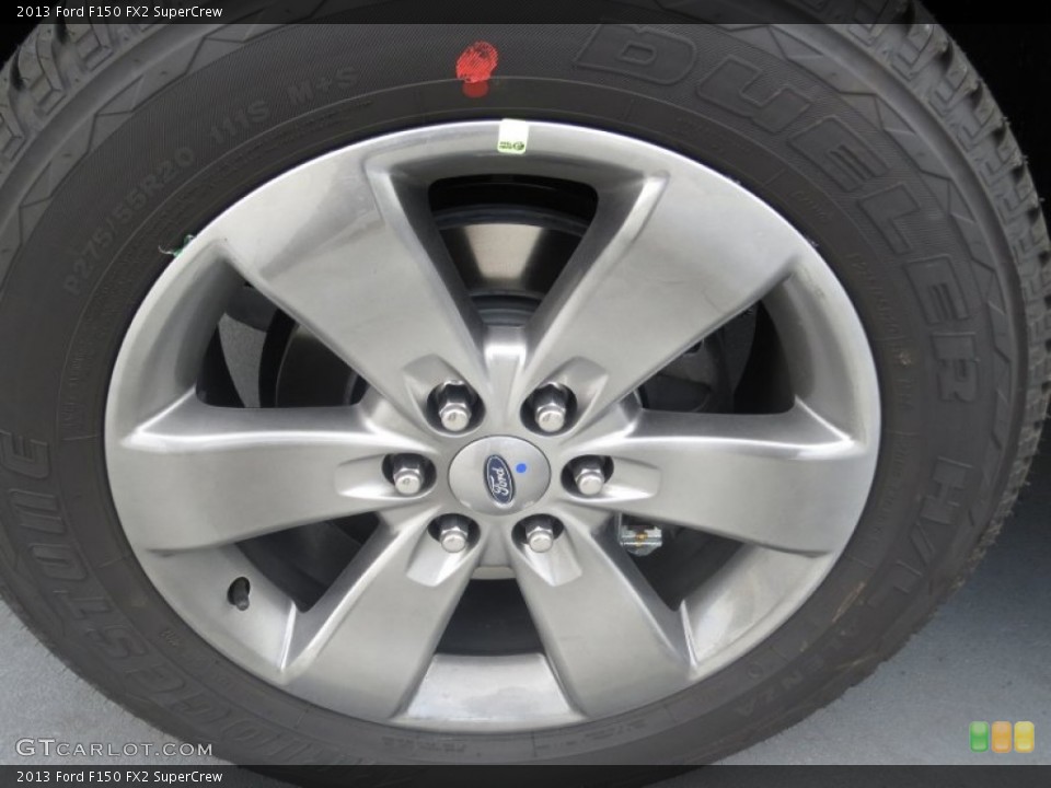 2013 Ford F150 FX2 SuperCrew Wheel and Tire Photo #74283966
