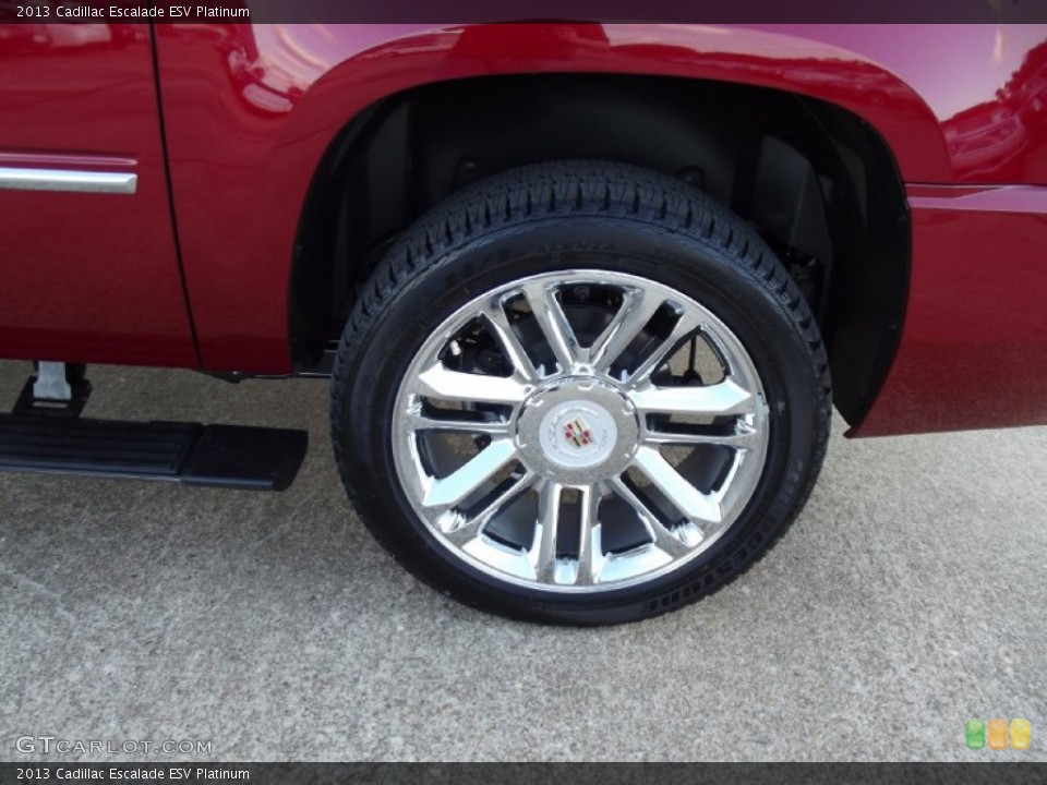 2013 Cadillac Escalade ESV Platinum Wheel and Tire Photo #74288797