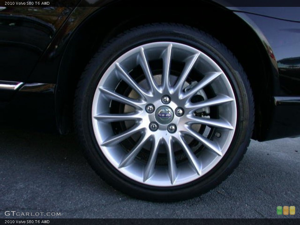 2010 Volvo S80 T6 AWD Wheel and Tire Photo #74289826