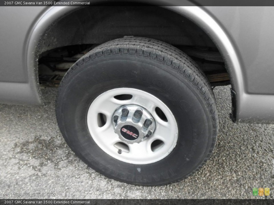 2007 GMC Savana Van 3500 Extended Commercial Wheel and Tire Photo #74291803