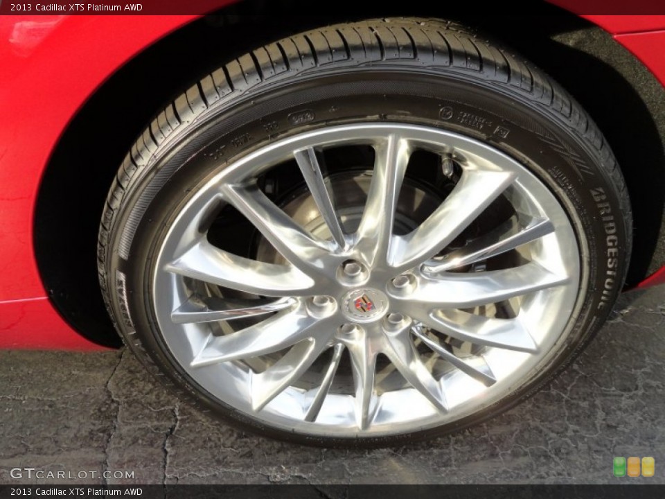 2013 Cadillac XTS Platinum AWD Wheel and Tire Photo #74293186